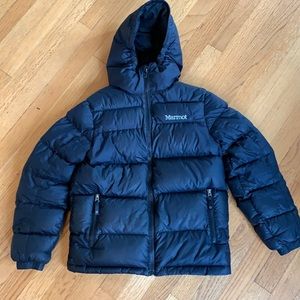 Marmot 700 down filled  black puffer coat